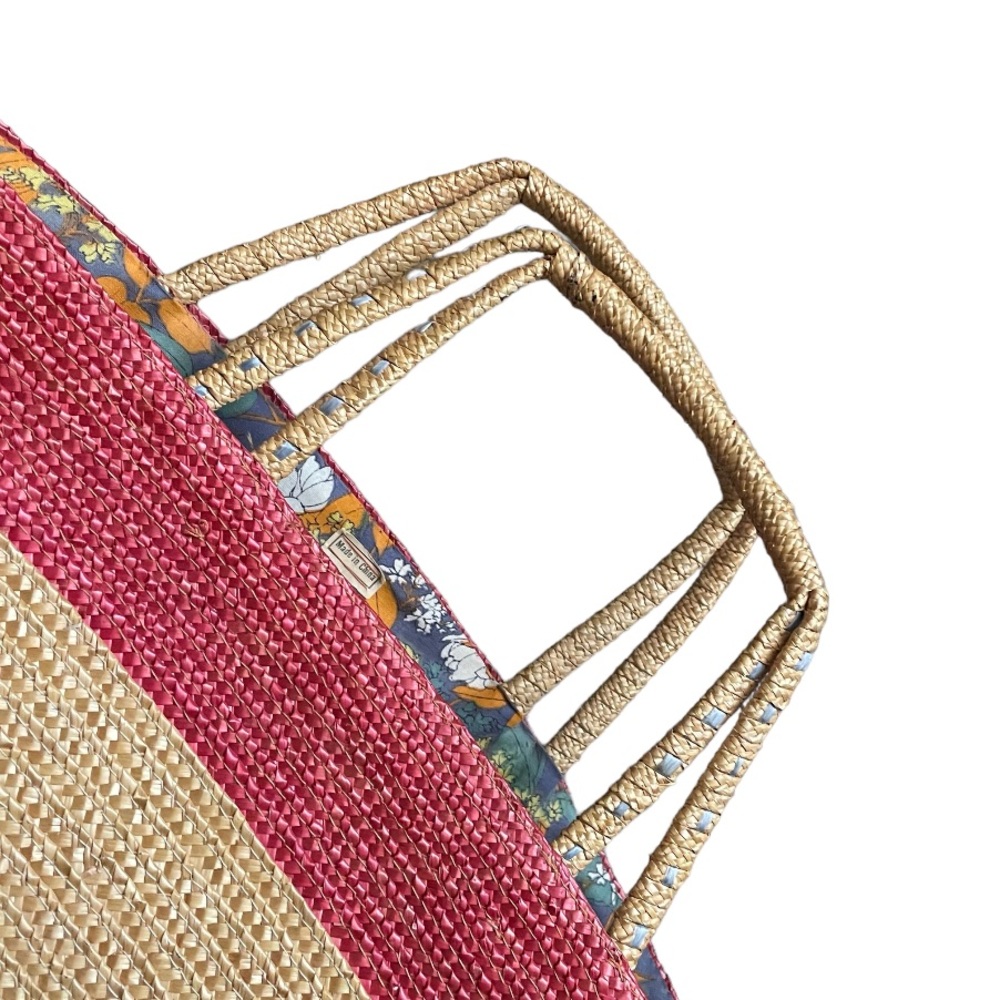 Vintage Basket Summer Tote Bag Large - Picture 3 of 5